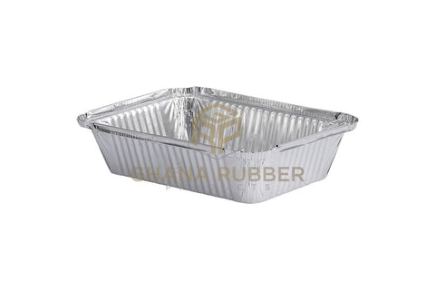 Image of Aluminium Foil Food Containers + Lids 8399