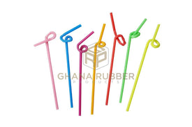 Artistic Party Straws Multi-Coloured 6mm (100pcs)