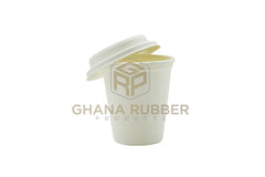 Bagasse Drinking Cups + Lids 12oz