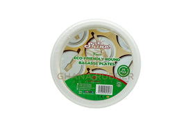 Bagasse 7-Inch Round Plates