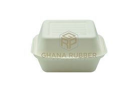 Bagasse Clamshell Boxes 9" x 6"