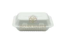 Bagasse Clamshell Boxes 9" x 9"