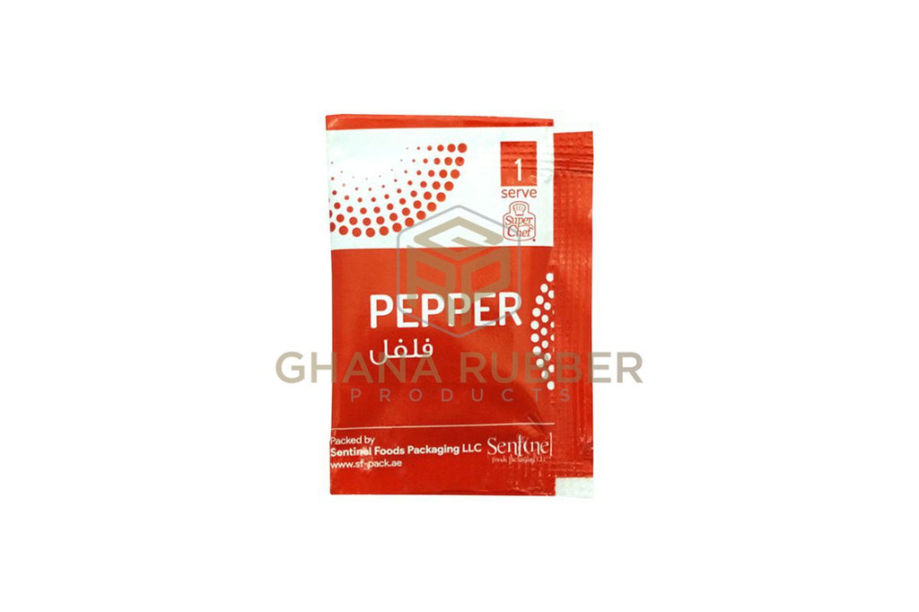 Pepper In Sachet Black Pepper Sachet - Shine Disposables by Ghana Rubber – Ghana Rubber ...
