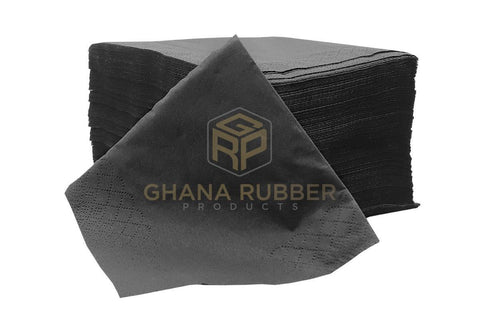 Image of Cocktail Table Napkins Black Small