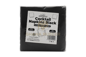 Cocktail Table Napkins Black Small