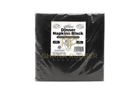 Dinner Napkins Black Large