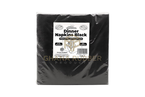 Image of Dinner Napkins Black Large