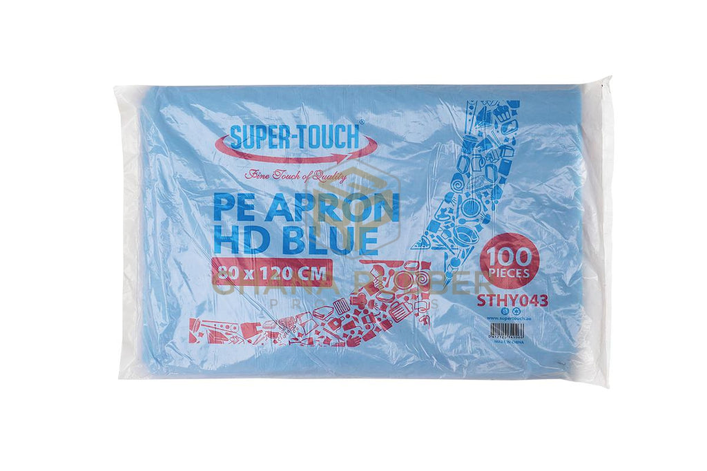 Disposable Blue Poly Aprons
