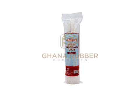 Image of Disposable Plastic Cups 250cc Transparent