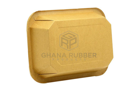 Image of Kraft Rectangular Food Pots 1200ml + Lids