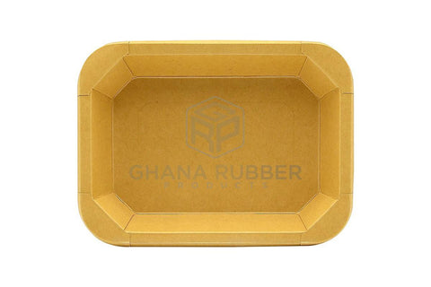 Image of Kraft Rectangular Food Pots 700ml + Lids