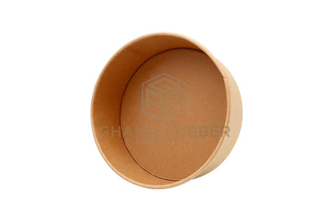 Image of Kraft Round Bowls With Lids 1500ml