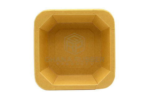 Image of Kraft Square Food Pots 750ml + Lids