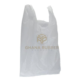Market Carrier Bags White Medium