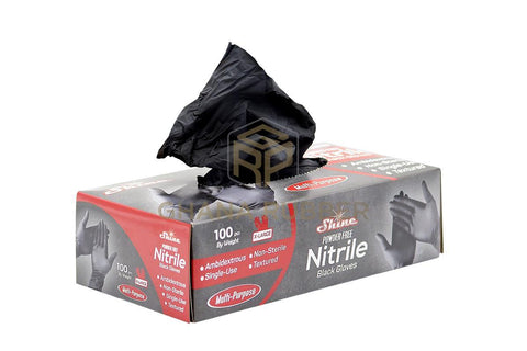 Image of Nitrile Gloves Black Extra Large - 3