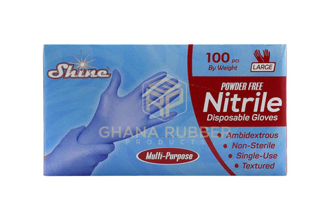 Image of Gloves Nitrile Blue Large Size