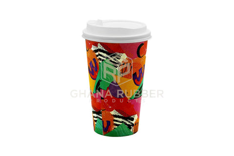 Image of Paper Cups 16oz + Lids