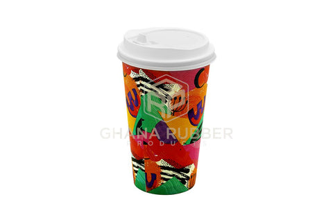 Image of Paper Cups 16oz + Lids