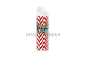 Paper Straws Mixed Colours 6mm