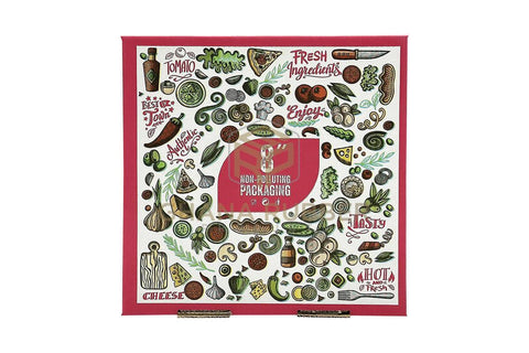 Image of Pizza Boxes 8" Pink (22cm)