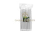 Plastic Straws Wrapped Black 6mm