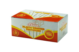 Plastic-Wrapped Toothpicks