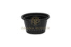 Portion Salad Cups Black + Lids 75ml