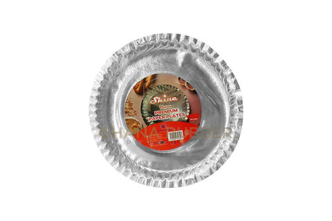 Image of Premium Paper Plates 11-Inch Silver