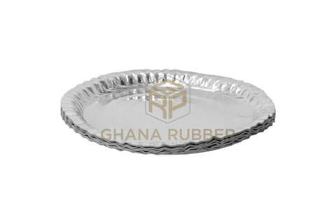 Image of Premium Paper Plates 11-Inch Silver