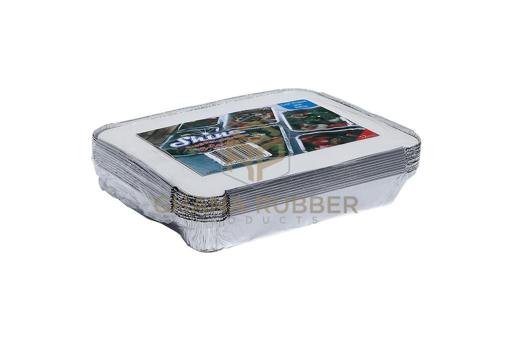 Retail Pack for Aluminium Food Container 3-Section (850ml)