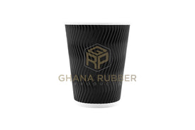 Ripple Paper Cups 12oz Black