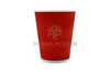 Ripple Paper Cups 12oz Red