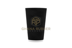 Ripple Paper Cups 16oz Black (No Lids)