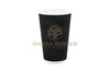 Ripple Paper Cups 16oz Black (No Lids)