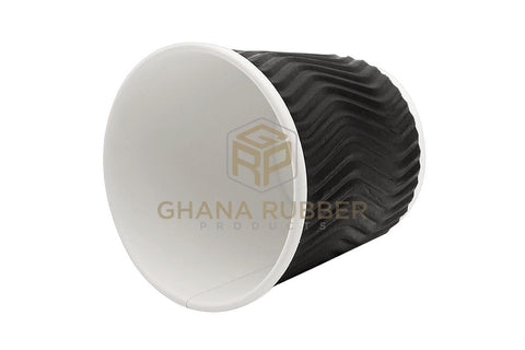 Image of Ripple Paper Cups 4oz Black