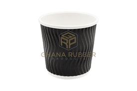 Ripple Paper Cups 4oz Black