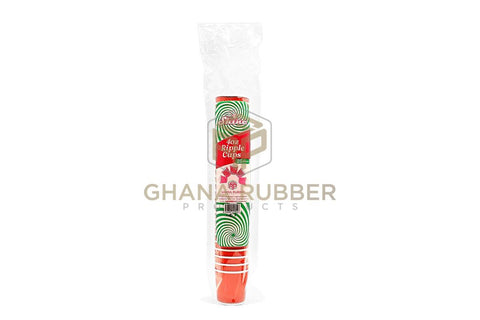 Image of Ripple Paper Cups 4oz Red (No Lids)