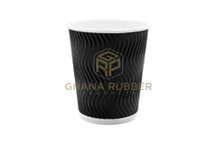 Ripple Paper Cups 8oz Black (No Lids)