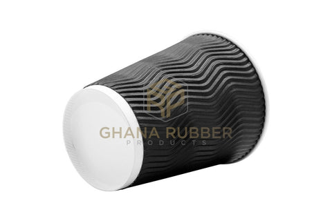 Image of Ripple Paper Cups 8oz Black