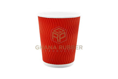 Ripple Paper Cups 8oz Red (No Lids)