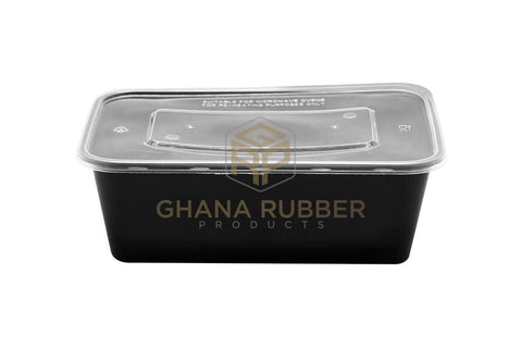 Image of Shine Microwavable Containers Rectanglular 1500cc Black