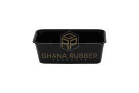 Shine Microwavable Containers Rectanglular 750cc Black