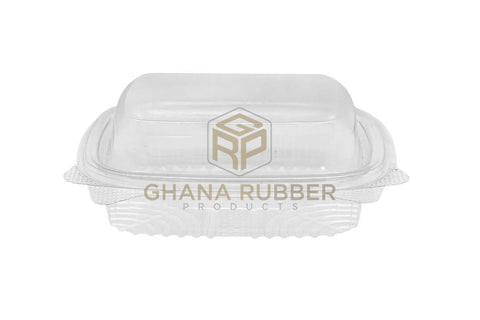Image of Square Hinged Container 375cc Domed