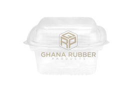 Square Hinged Container 600cc Domed