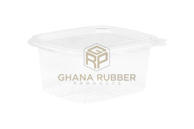 Square Hinged Containers 600cc Flat