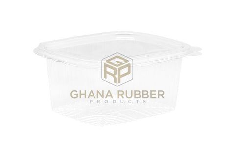 Image of Square Hinged Containers 600cc Flat