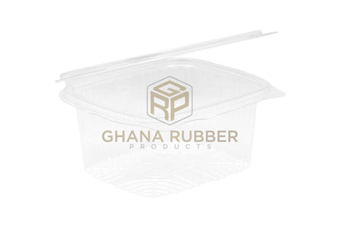 Image of Square Hinged Containers 600cc Flat