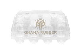 Transparent Egg Trays for 12-Eggs (Short)