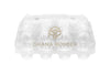 Transparent Egg Trays for 12-Eggs (Short)