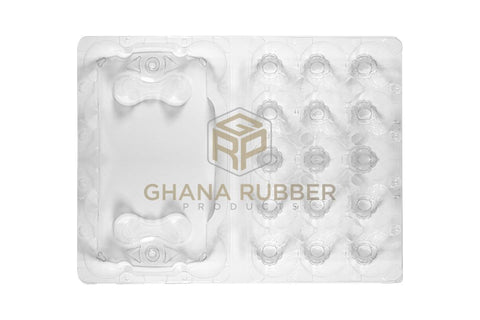Image of Transparent Egg Trays for 15-Eggs